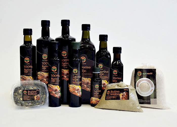 Bučini proizvodi - grupna fotografija proizvoda Agro Noršić